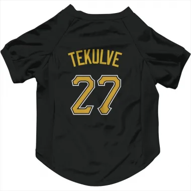 Black Pittsburgh Pirates Kent Tekulve   Dog & Cat Pet Jersey