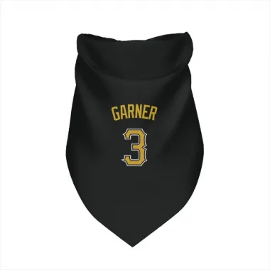 Black Pittsburgh Pirates Phil Garner   Dog & Cat Pet Bandana