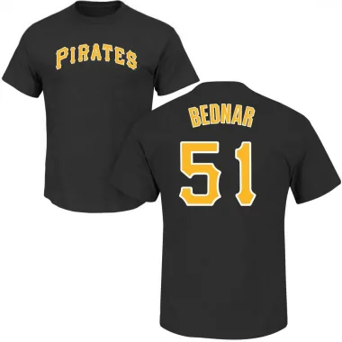 Black Youth David Bednar Pittsburgh Pirates Roster T-Shirt -