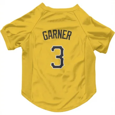 Gold Pittsburgh Pirates Phil Garner   Dog & Cat Pet Jersey