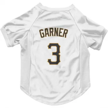 White Pittsburgh Pirates Phil Garner   Dog & Cat Pet Jersey